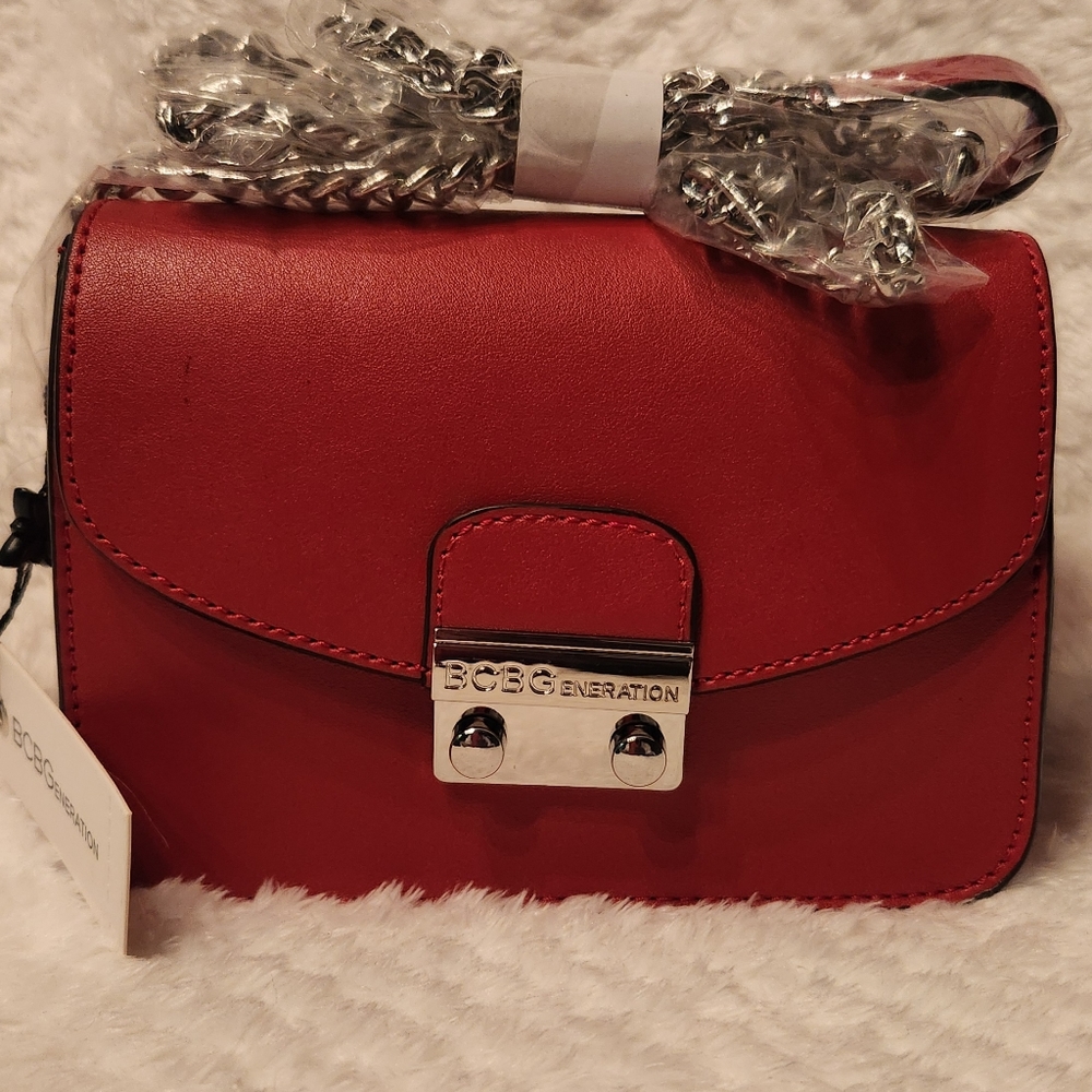 BCBGeneration Milly Crossbody Purse - Red